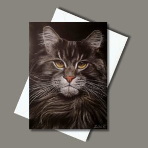 Maine Coon  greeting card